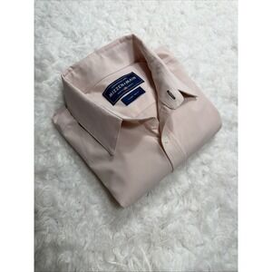 Mizzen Main Shirt Men's XL Slim Fit Leeward Blue Label Long Sleeve Button Pink